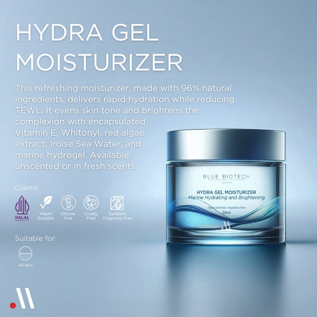 Meiyume Stock APAC ODM - Blue Biotech hydra gel moisturiser
