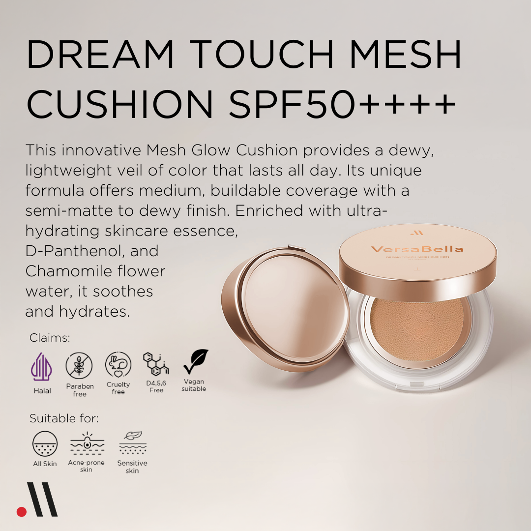 Meiyume Stock APAC ODM - VersaBella cream touch mesh cushion