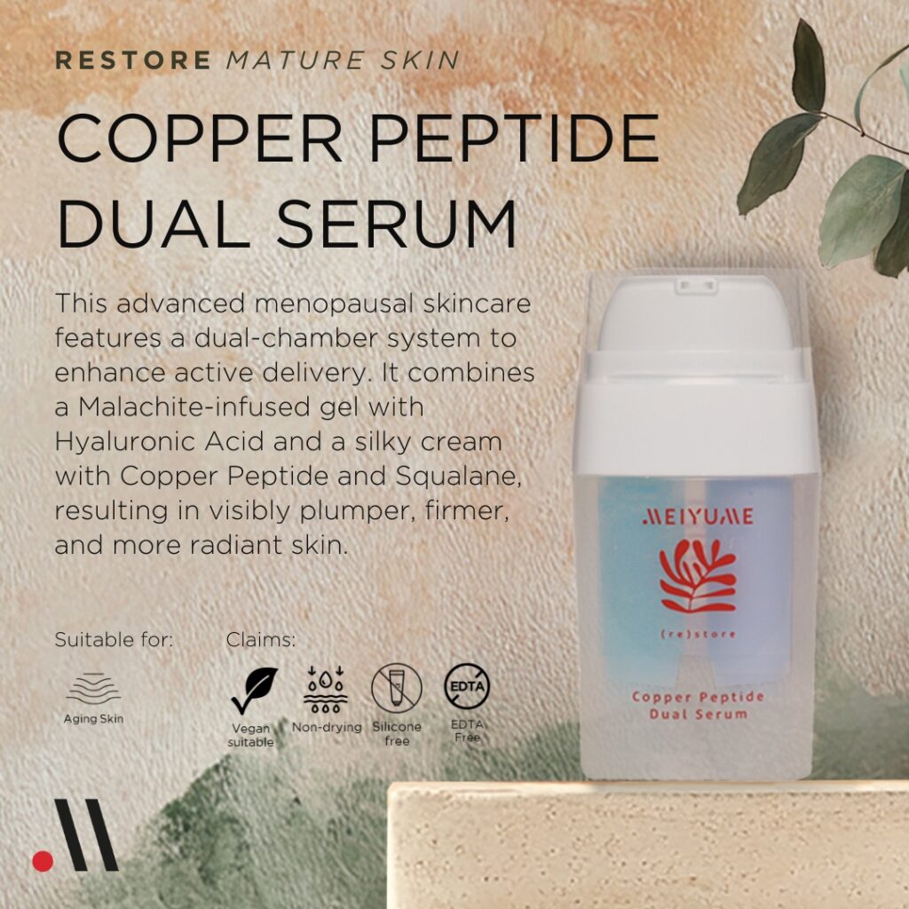 Meiyume Stock UK ODM - Lifestage Beauty copper peptide dual serum