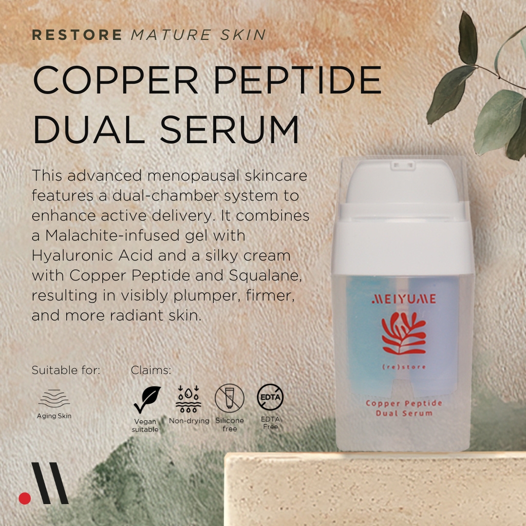Meiyume Stock UK ODM - Lifestage Beauty copper peptide dual serum