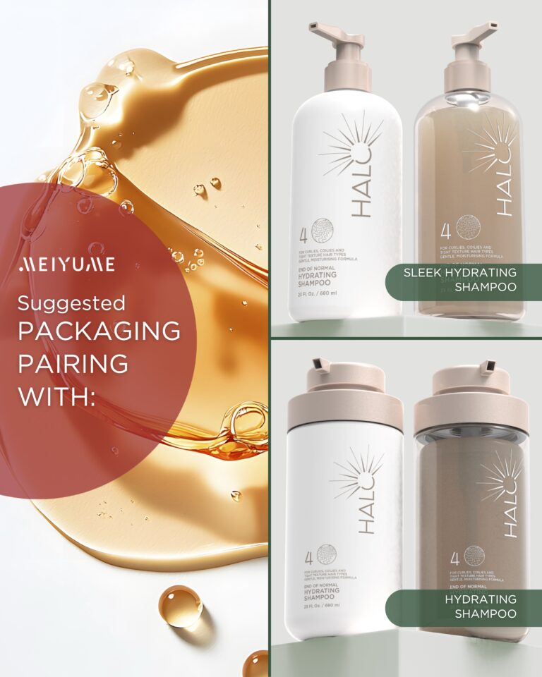 Meiyume Halo of Radiance Formulation Pairings Catalog - Hydrating Shampoo Packaging
