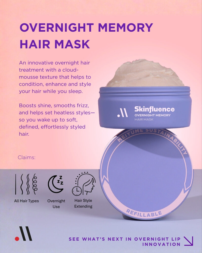 Meiyume 2025 ODM Collection - Skinfluence Overnight Memory Hair Mask