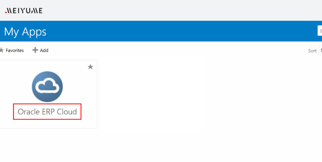 Meiyume Supplier Portal Oracle