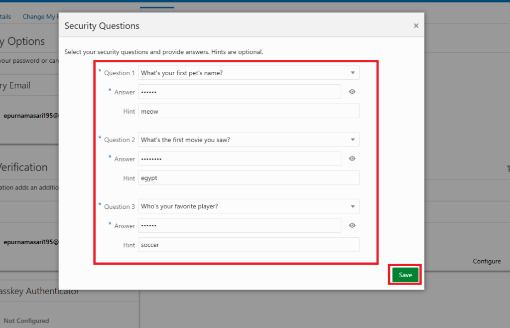 Meiyume Supplier Portal Security Question